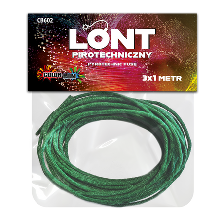 Lont pirotechniczny 3x1m 2mm CB602 P1 100/1