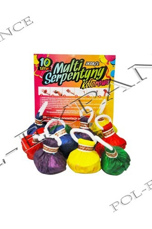 Serpentyny Rzucane Kolorowe  JK081  30/10