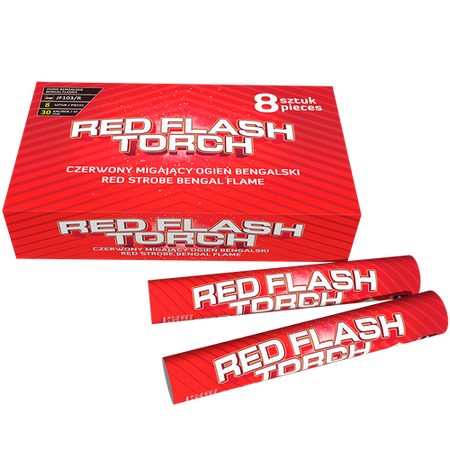Flary Red Strobe Torch JF103/R  F1  12/8