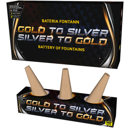 Fontanna estradowa Wachlarz Gold to Silver, Silver to Gold JF110  F2  16/1