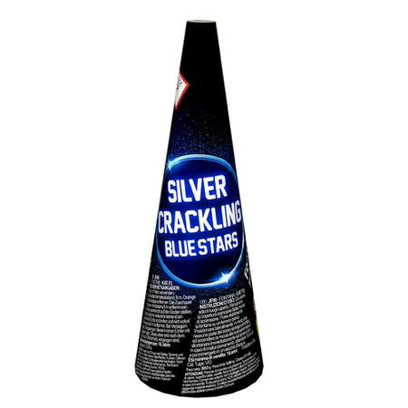 Silver Crackling Blue Stars JF90  F2  20/1